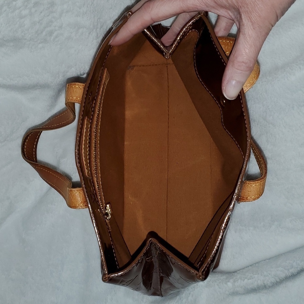 Louis Vuitton Monogram Vernis Reade PM Bronze Brown - Picture 9 of 14